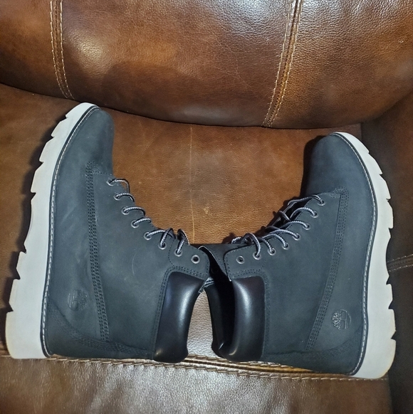 Timberland Keely Field 6 Black Nubuck Women's size 7 - Picture 6 of 11